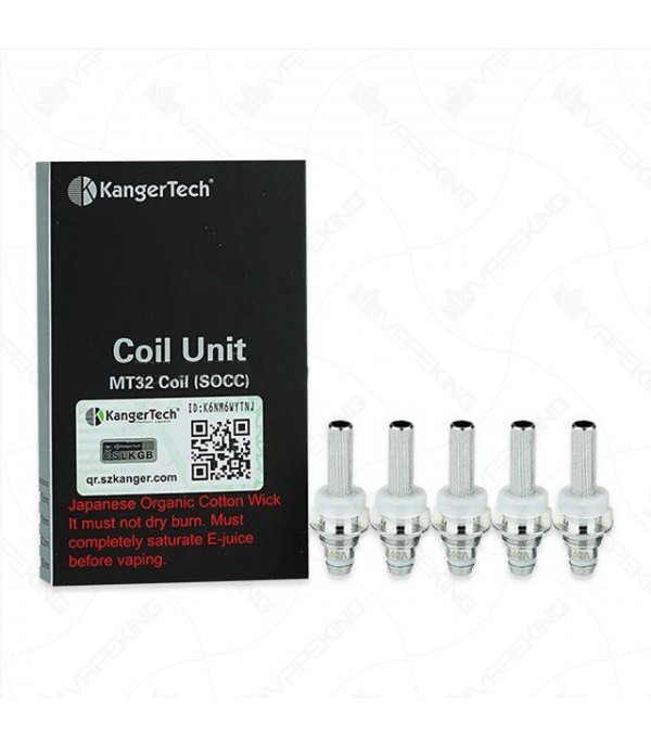 Kanger SOCC Organic Cotton Coils - 5 Pack