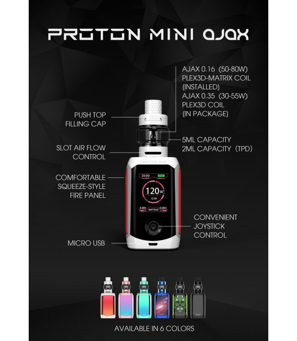 INNOKIN PROTON MINI WITH AJAX 120W KIT - 3400 MAH