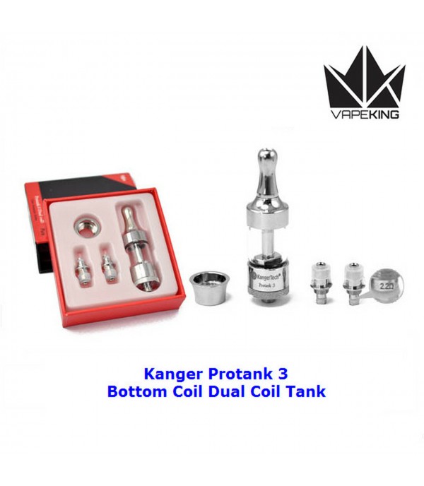 Kanger Protank 3 Dual Coil Glass Tank Kit