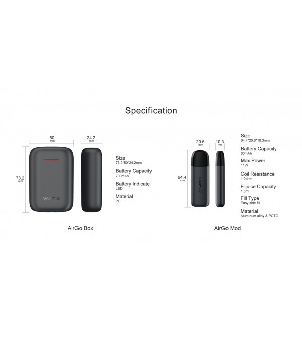 Vaptio AirGo Pod Kit